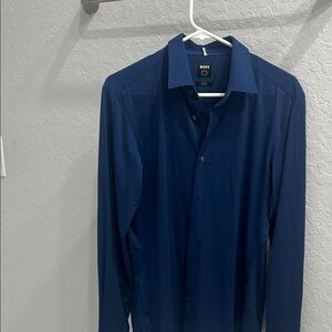Boss Men's Blue Shirt